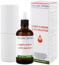 2.2% Lugol's Iodine Çözüm 3.4 Fl Oz | Farm Grade Malzemeler | Lugols Çözümü Iodine ve Pyumide ile yapılan. Heiltropfen®