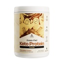 LevelUp WINNER - BEST KETO PROTEIN Grass-fed Collagen protein Toz, C8 MCT Oil, Whey Protein Isolate, İrlandalı Butter, Ketgen Protein Shake Supplement (Chocolate Cream)
