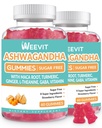 Ashwagandha Gummies with Vitamin D for Women & Men, Ashwagandha Gummy with Maca Root Toz | Organik Ashwa Gummies for Boost Energy