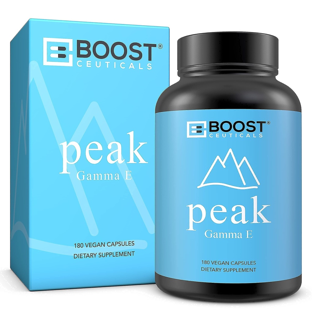 BoostCeuticals Popular Together in Vitamin e 400 IU Gamma E Karma Tocopherols CoQ10 200 mg 270 Vegan Sche Nomixs Non-GMO Gluten Free Pure Natural Vitamin e Co Q 10 Supplement Bioperine Capsules