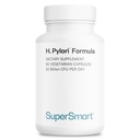 Supersmart H. Pylori Formula 20 Billion CFU per Day - Natural Probiotic Lactobacillus Reuteri DSM 17648 Supplement | Non-GMO & Gluten Free - 60 Vegetarian Capsules