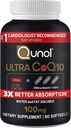 Qunol Ultra CoQ10 100 mg 3X Daha İyi Aborpsiyon Patentli Su ve Fat ► Doğal Supplement Form Coenzyme Q10 Kalp Sağlığı Paketi için Antioksit, 120 Kont