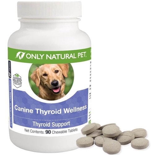 Sadece Doğal Pet, Tiroid Wellness Supplment for Dogs - 90 Chewable Tabletler