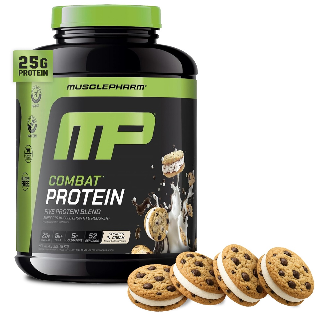 KasPharm Protein Tozu ile Mücadele Ediyor, Kurabiyeler ‘N’ Cream Flavor, Ürün Çalışanları için Yakıtlar, Whey Protein Isolate & Egg Albümin, Gluten Free, 4 lb, 52 Hizmetler