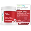 NatureCity AloeCran - Saf Aloe Vera Mix with Cranberry Toz Supplement - Sugar Free Fiber Combo Mix for Digestive and Urinary Health - Gut & Metabolic Health Support - 30 Days of Supply