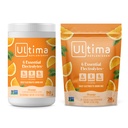 Ultima Replenisher Electrolyte Toz İçecek Mix Sche – Sugar Free – Orange, 90 Canister ve 20 Stickpacks – 6 Electrolytes and Minerals – Keto Friendly, Vegan, Non-GMOMOMO