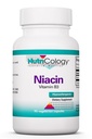 Nutricology Niacin Supplement - Erkekler ve Kadınlar için B3, Flush, Nicotinic Acid, NAD, 250 mg Vegetarian Capsules - 90