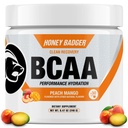 Honey Coverr BCAA + EAA Amino Asits Toz, BCAAs + L-Glutamine, Keto, Vegan, Erkekler ve Kadınlar için Şeker Ücretsiz, Hydration & Post Workout Muscle Recovery Drink Mix, Peach Mango, 30 Hizmetler