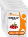 BulkSupplements.com Cranberry Toz - Kadınlar ve Erkekler için Cranberry Supplements, kuru Cranberries Unsweetened - Gluten Free & Sugar Free, 5g per Service, 1kg (2.2 Pound) (Pazar 1)