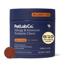 PetLab Co. Alerji & Immune Daily Probiyotiks for Dogs. Supports Yeast Production, Season Allergies, Intermittent Itchiness, Gut & Digestive Health - 30 Chews for Small Dogs - Ambalaj Vary