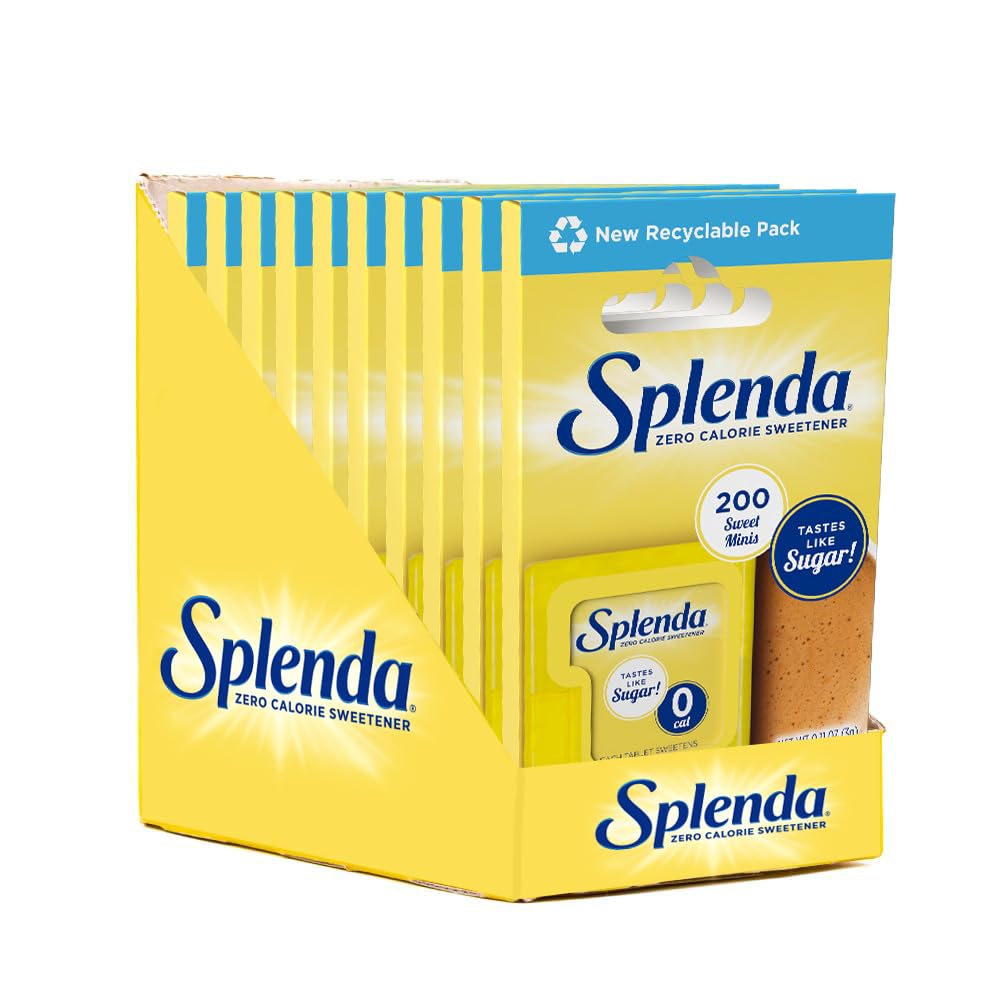 Splenda Minis Dissolvable Tabletler, 200-Count (Value Pack of 12)
