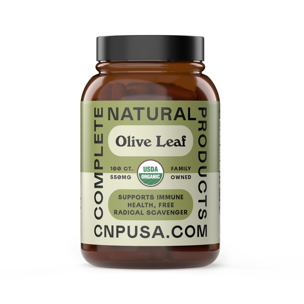Tamam Natural Products Organic Olive Leaf Capsules - 550 mg, 100 Kont, hizmet başına 1100 mg