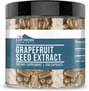 Earthborn Elements Grapetre Tohumu 200 Capsules, Pure & Undiled, No Wordss
