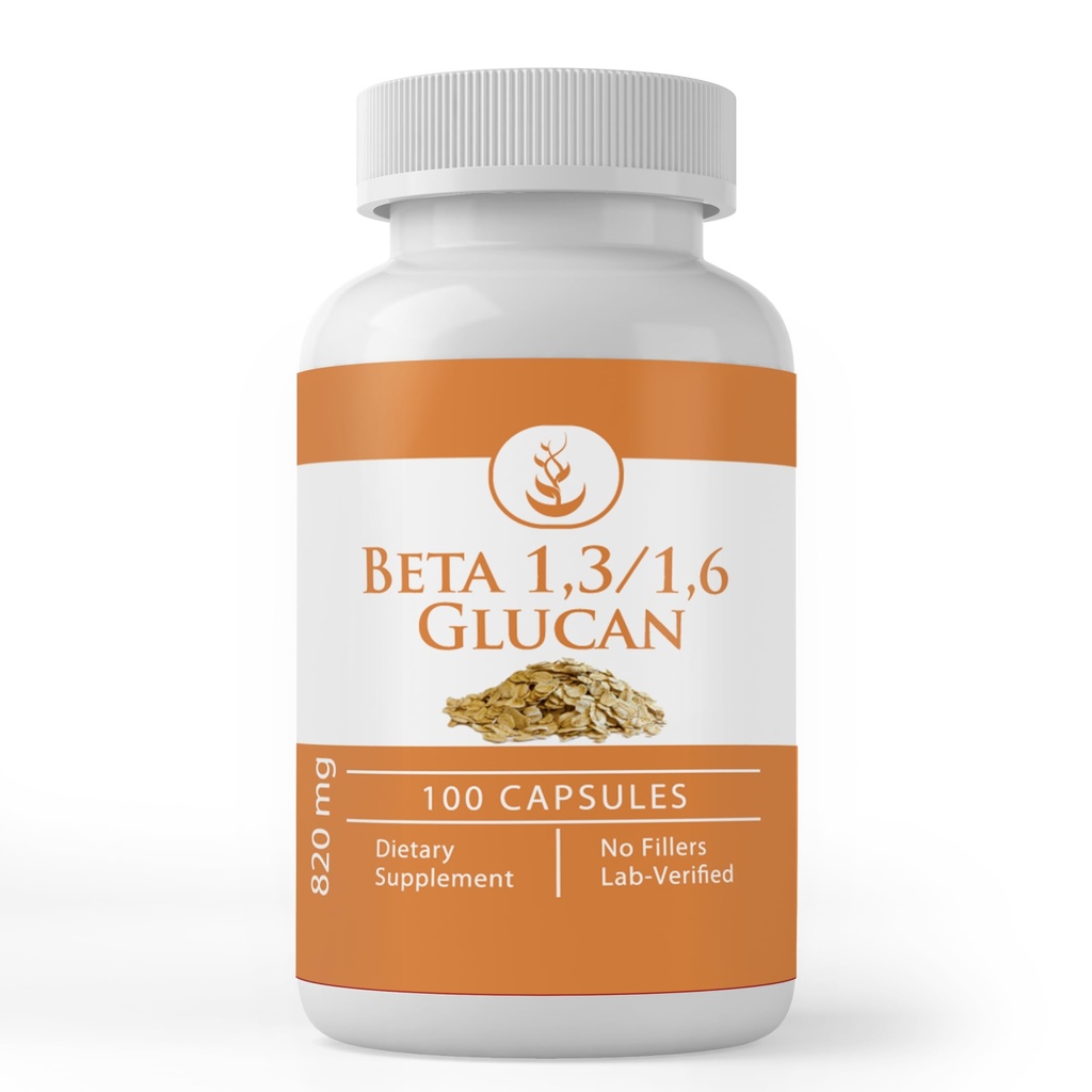 Pure Original Materialss Beta Glucan 1,3/1,6, (100 Capsules) Her zaman Pure, Nomixs Or Fillers, Lab TY