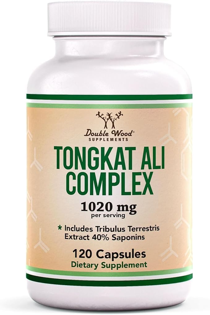 Tongkat Ali - 1000 mg (2 Ay Supply) - Erkeklerin Sağlığı - 200:1 En Uzunjack) Eurycoma Longifolia, 20 mg Tribulus Terrestris (Third Party Tested) ile