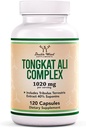 Tongkat Ali - 1000 mg (2 Ay Supply) - Erkeklerin Sağlığı - 200:1 En Uzunjack) Eurycoma Longifolia, 20 mg Tribulus Terrestris (Third Party Tested) ile