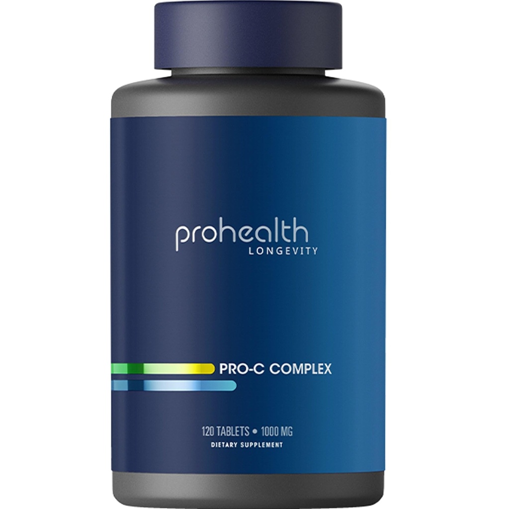 ProHealth Pro-C KompleksiTM (1000 mg, 120 Tablet) (Vitamin C ile Bioflavonoyaklar, Acerola, Rose HIPS ve Rutin)
