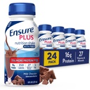Plus Süt Çikolatası Beslenme Fiber ile Shake | Yiyecek | 16g protein ve 27 Vitamin ve Minerallere Hazır | 8 fl oz - 24 Pack