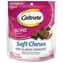 Caltrate Soft Chews 600 Plus D3 Calcium Vitamin D Supplement, Chocolate Truffle - 60 Count(Packaging May Vary)