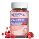 Cranberry Gummies 1000 mg, Cranberry Supplements for Women, with D-Mannose 250 mg, Womens Probiyotik Gummies, Urinary Tract Health, Cranberry Flavor, NO GMOs, 60 Count