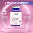 4-IN-1 URI POWER COMPLEX 1350 mg - 60 gün - D Mannose, Cranberry, Hibiscus ve Dandelion Herb - Doğal olarak Bladder ve Urinary Tract - UTI için Özelleştirilmiş Yaklaşım