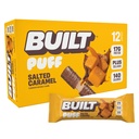 İnşa edilen Bar, Puff protein Barlar, Salted Caramel Puff, 17g Protein Snacks, On-The-Go Bars, Only 140 Calories, 6g Sugar, Collagen, Gluten Free, 12 Countagen, Gluten Free, 12 Count