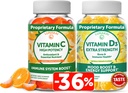 Lunakai Vitamin C ve D3 Gummies Sche - 300 mg Organik, Non-GMO, Vegan Chewable Gummy - Immunity, Bone and Mood Support Supplement for Yetişkinler
