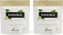 Protein Toz Vanilla Bean - 20g of Vegan, Plant-Based Protein Mix - Non-GMO, Non-Dairy, Gluten-Free - 3.5g of BCAAs - 9 Essential replicas - 30 Günlük Supply - 2 Bag, 30 Hizmet