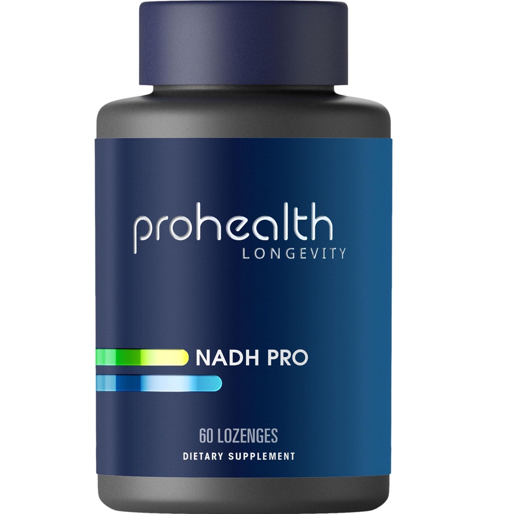 ProHealth NADH Pro - NAD + (25 mg, 60 Hızlı Oyunculuk lozenges) Enerji, Memory ve Focus | Mood Support | Antioksi | ATP Production