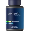ProHealth NADH Pro - NAD + (25 mg, 60 Hızlı Oyunculuk lozenges) Enerji, Memory ve Focus | Mood Support | Antioksi | ATP Production