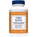 The Shoppe Fiber Mix, A Natural Source of In unknown and uli Fiber, Supports Digestive Health & Regularity (300 Capsules)