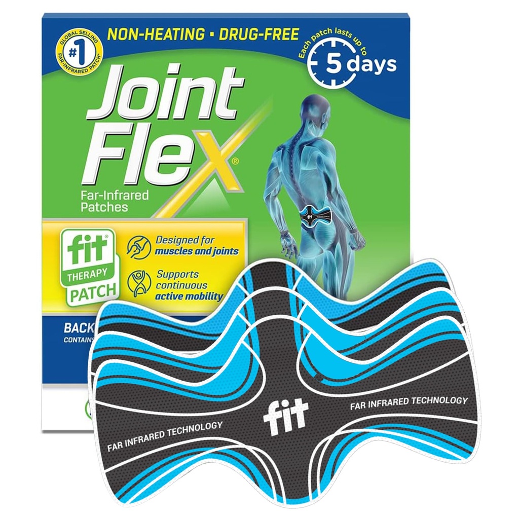 CommonFlex FIT Terapi Uzak Daha Düşük Geri, Destekler Sürekli Aktif Hareketliliği, 5 Gün/Patch, S Sentetik, Sua Dayanıklı, Bağışlama, İlaçsız - 3 Pack, 7.87"x 3.93"