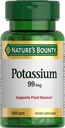Nature's Bounty P properties 99 mg, Supports Akışkanlar Denge ve Kas Aktivitesi, Normal Kalp Fonksiyonlarına Dahil Edildi, Pyum Gluconate Diyeter Supplement, Gluten Free, 1 Per Day, 100 Vegetarian Caplets