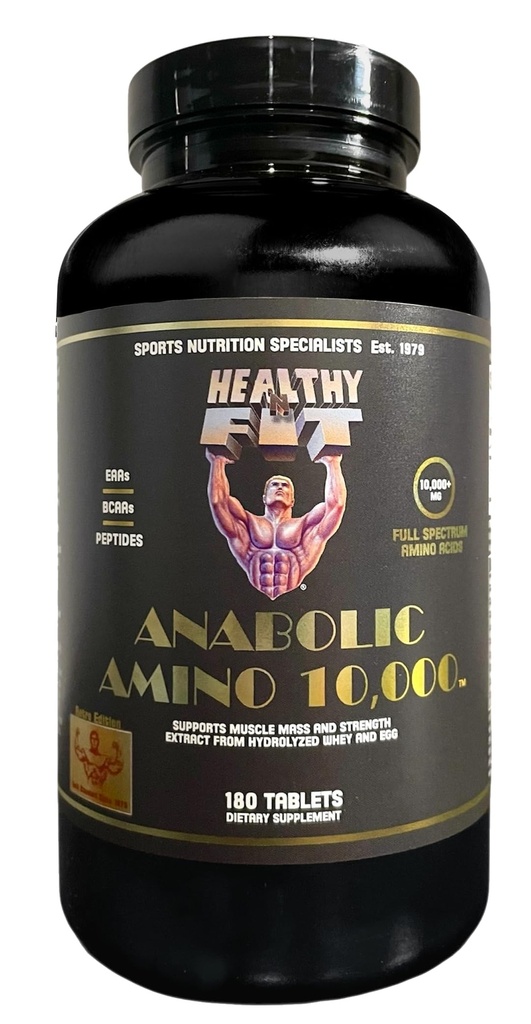 Sağlıklı 'N FitEnergy 10.000 - Amino Asit 180 Tabletler - Hydrolyzed Egg & Whey Kaynağı - Hızlı Absorbing