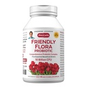 ANDREW LESSMAN Friendly Flora Probiyotik 90 Capsules - 10 Milyar CFU, Beş Probiyotik Strains, Güçlü Immune ve Digestive Support. Kadınlar veya Erkekler için Probiyotikler