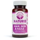 Doğalar Wellness Saçları, Skin & Nails Essential Nourishing Supplement, 60-Count | 400006 Biotin + Vitaminler A, C ve E, B Kompleks Vitaminleri ve Capsule başına Gelişmiş Nutrients | 100% All-Dos