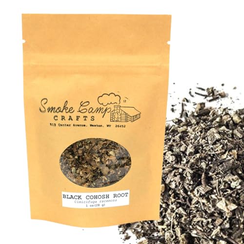 Smoke Camp Crafts | Black Cohosh Root (Cimicifuga yarışmosa) 1 oz, Herb | Hand-Packaged | Made in West Virginia