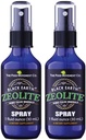 Black Earth Zeolit with Humic Fulvic Acids, Trace Minerals, for Yetişkinler ve Çocuklar Gut Health, Immune Support, Digestion and Elimination and More 1oz Liquid Pump Supplement (2 Paket)