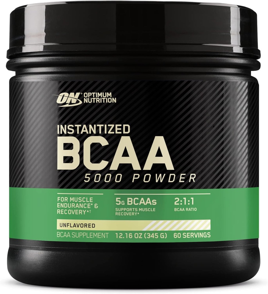Optimum Beslenme BCAA 5000 mg Toz, Unflavored, Keto Friendly, 60 Hizmetler