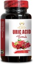 URIC Acid Support - Tart Cherry Extract ile Ortak Destek Supplement, Premium Uric Acid Support Supplement for Men and Women - 1 Şişe 60 Capsules