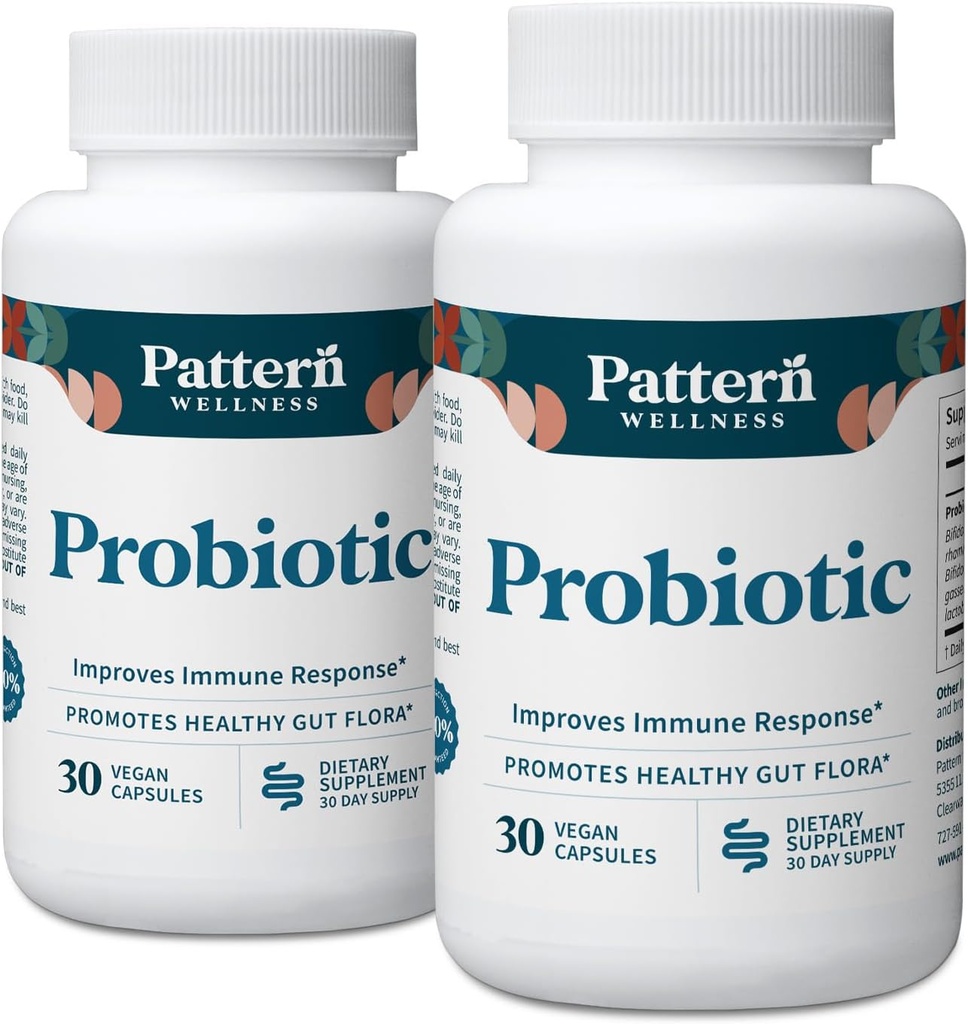 Desen Wellness Probiyotik Supplement - 51 Milyar CFU - Destekler Digestive Balance & Gut Wellness - Mindly Sourced, Non-GMO - 60 Vegan Capsules