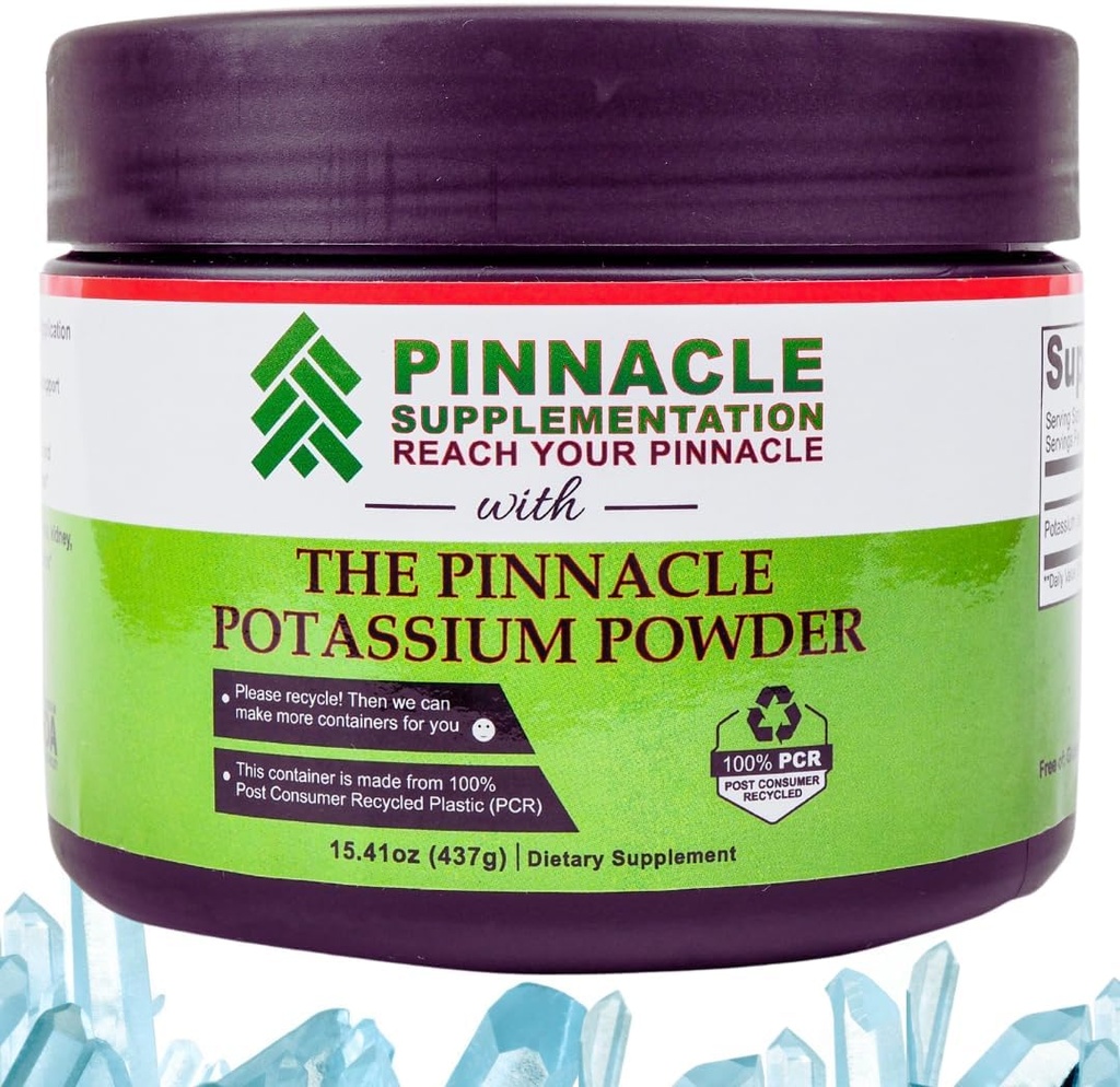 Pinnacle P Properties Citrate Toz, Pyum Toz Tamam, Mineral Tamam, Keto Electrolyte Toz, Destekler Hydration Balance and Leg Cramps, 100% Pure, No Fillers, Nomixs (437 g)