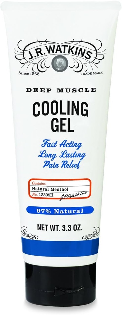 J.R. Watkins Deep Muscle Soğutma Gel, Varsayılan, 3.3 Ounce