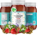 TrueSeaMosss Pro-Line Gel - Respiratory Health - 5+ Flavors - Meyve Gel Premium Sea Moss & P Properties - Vegan-Friendly - Vitamin & Mineral Rich Supplement - ABD'de Made (Strawberry, Pack of 1)