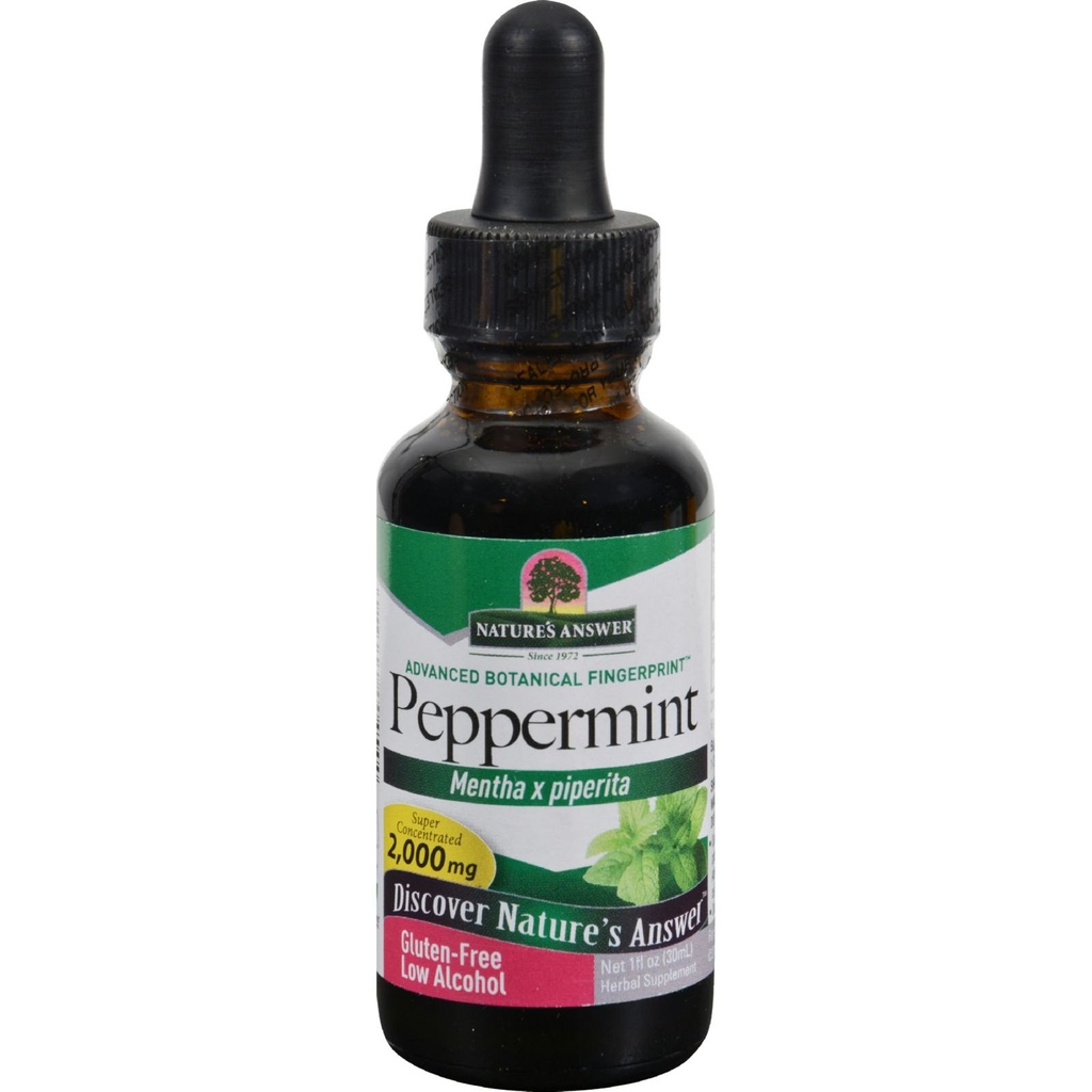 Doğa?s Cevap Peppermint Leaf Mentha x Piperita Gluten Alkol Free Herbal Supplement Supports Health Digestive Function*?