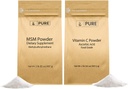 PURE ORIGINAL INGREDIENTS Vitamin C Toz & Metilsulfonylmethane MSM Toz Paketi, (2 lb) Her zaman Pure, Diyet Supplements