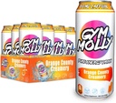 Gym Molly Orange County Creamery Energy Drink Cans | Zero Sugar | Hydro Tinatine | Vegan BCAAs | B Vitamins | 16 fl oz (Brook of 12)