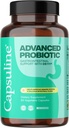 Capsuline Advanced Probiyotik DE111 Strain Bacillus Subtilis Spore Based, 11.5 Milyar CFU|Digestive Health, Gut & Immune Support|Daily Probiyotik for Women & Men