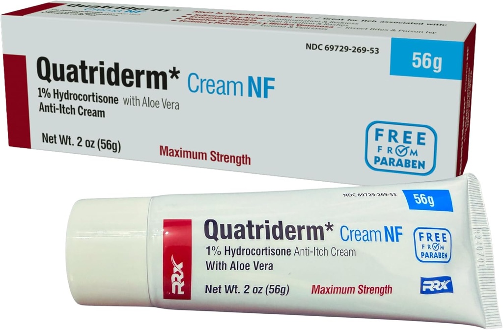 NF Ekstra Güçlü% 1 Hidrokortisone, Aloe Vera, Paraben-Free, Anti-Itch Cream, Skin Rash, Çeşitli Skin Durum için kullanılır - Contains 2 oz Tube