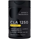 Spor Araştırmaları CLA - Erkekler ve Kadınlar için Active Conjugated Linoleic Asit ile 1250 mg | Non-GMO, Soy & Gluten Free -% 95 (90 Softgels)